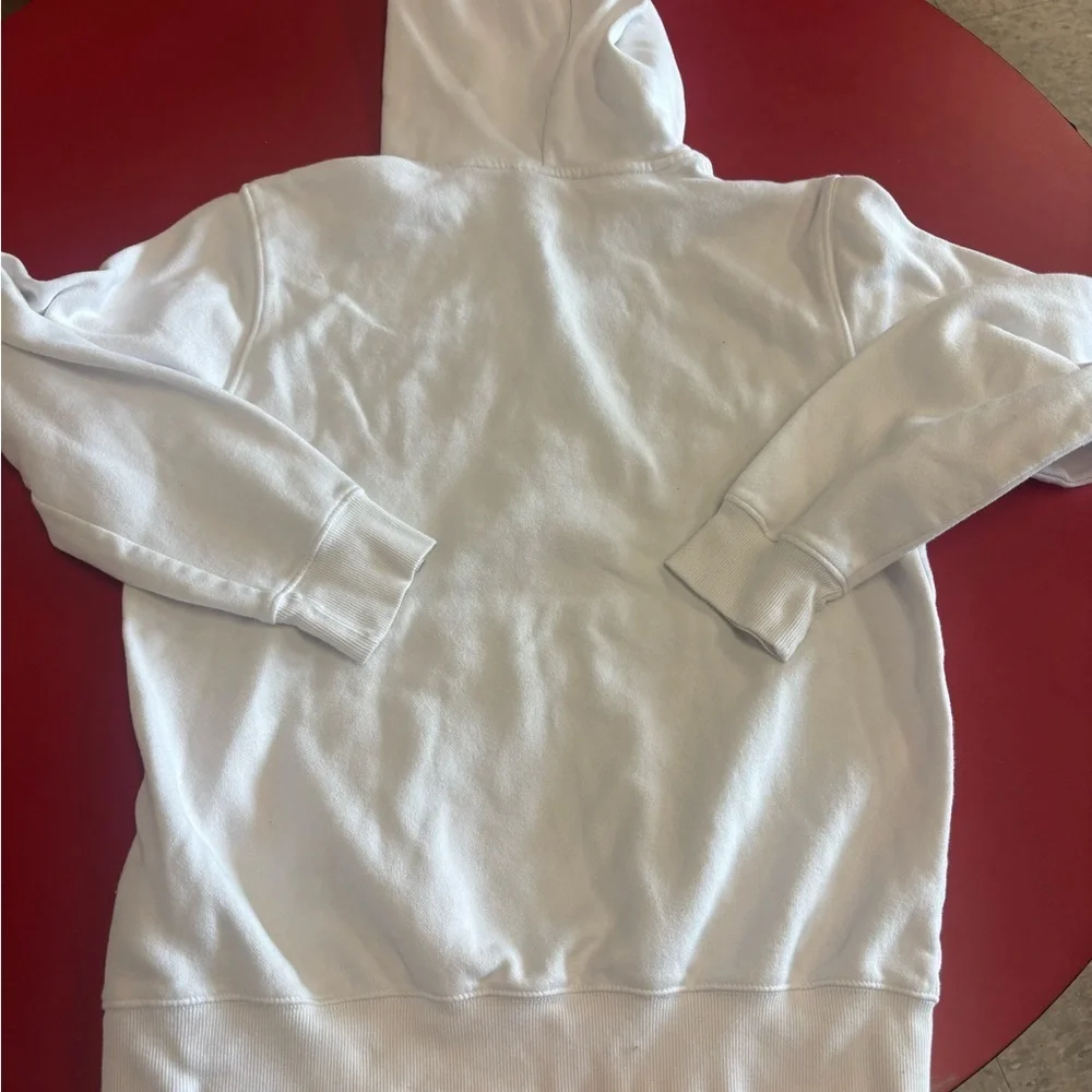 The North Face men’s medium  White Hoodie